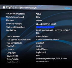 TiVo w/ Lifetime Service Mini Vox TCDA95000