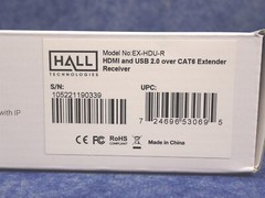Hall Technologies EX-HDU-R HDMI & USB 2.0 over Cat6 Extender Receiver (G72)