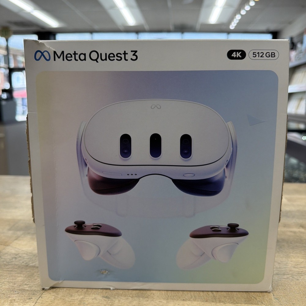 Meta Quest 3 512GB VR Headset – White (Original Packaging)
