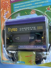 Vintage 90s Street Beat 8940 Stereo Cassette Player w/ Headphones Walkman SEALED