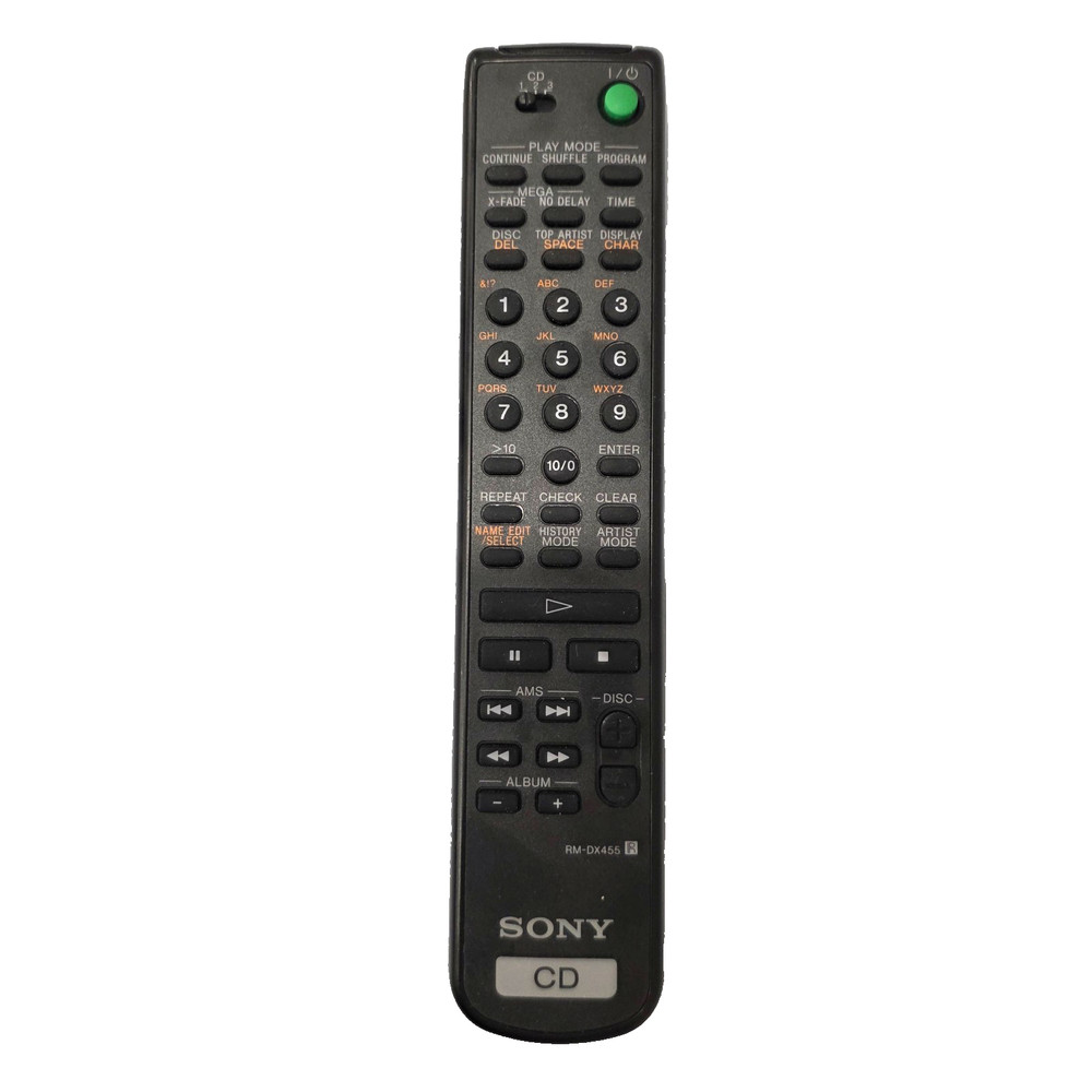 Sony RM-DX455 Remote Control Wireless Black Used for CDP-CX455 5-10m Range 545