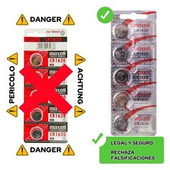 2 Pack *Exp. 2028* CR1620 3V Watch Remote Battery ECR1620 KCR1620 DL1620 5009LC