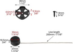 2 Pair 1 inch Car Tweeters 1000W Black Super High Frequency Micro Dome Piezo
