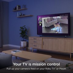 Roku Smart Home Indoor Camera SE Wi-Fi Security Camera Wired