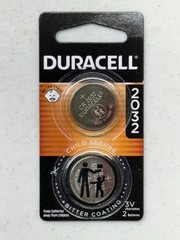 2 Pack CR2032 2032 DURACELL Lithium 3v Battery USA Free SHIP FRESH JUL 2034