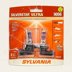 Sylvania 9006 SilverStar ULTRA Halogen Headlight Bulbs 2-Pack
