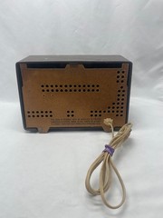 Vintage Brown “Retro Jetson’s” 1959 Motorola Model A1N-32 AM Radio-MCM Decor