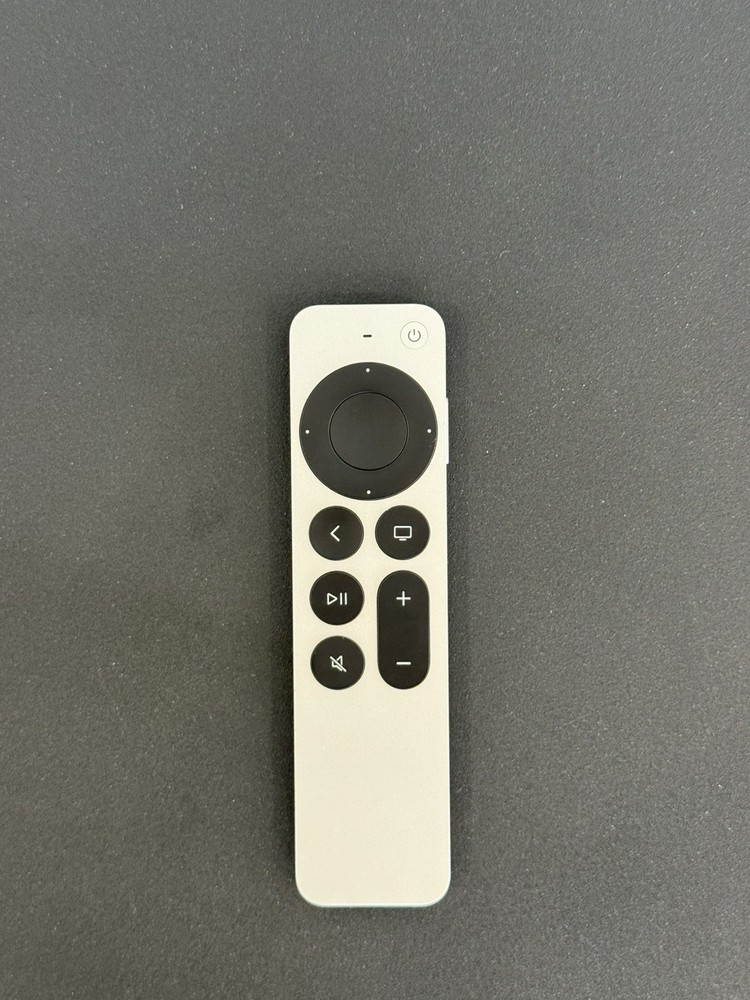 Apple Silver Handheld Wireless Digital Siri Remote Control TV 4K