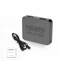 HDMI Splitter 1 in 2 out 4K, HDMI Splitter 1 To 2 Amplifier For Full HD 1080P 3D