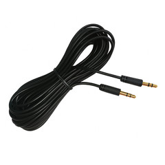 3.5MM AUX Audio cable Male To Male Cord For Phone Car Headphones Jack Black LOT