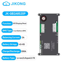 Smart Active Truck BMS 4S 6S 7S 8S 12V 24V 200A Active Balance 2A and Bluetooth
