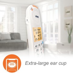 VTech Amplified Cordless Senior Phone Answering Machine Call Blocking 90dB Big
