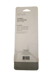 Ativa 3.5mm Stereo Headphone Splitter Jack 563-209