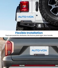 AUTO-VOX Solar3APlus Rechargeable Wireless Backup Camera Support Dual Channels