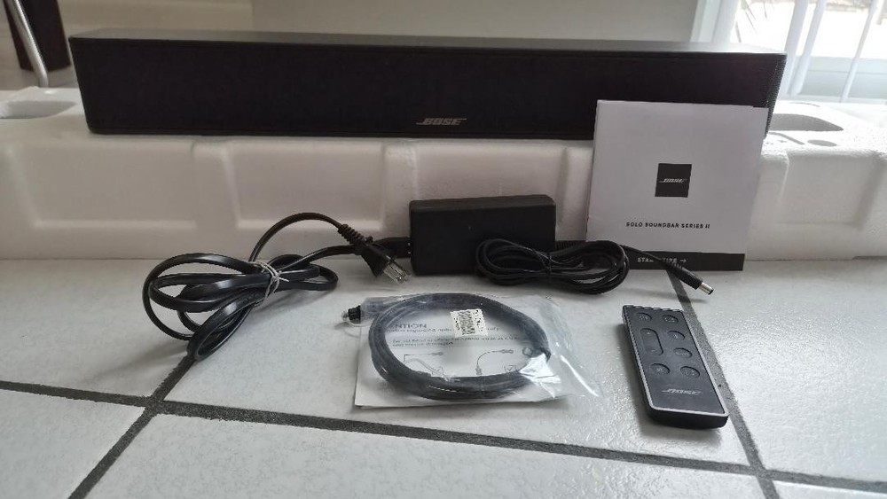 Bose Solo Soundbar Series II – Compact Design, 2.1 Surround, All-in-One