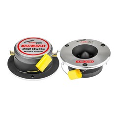 2 Pair 175 Watts Max 4 Ohm 1″ Titanium Bullet Horn Tweeters Audiopipe ATR-3721