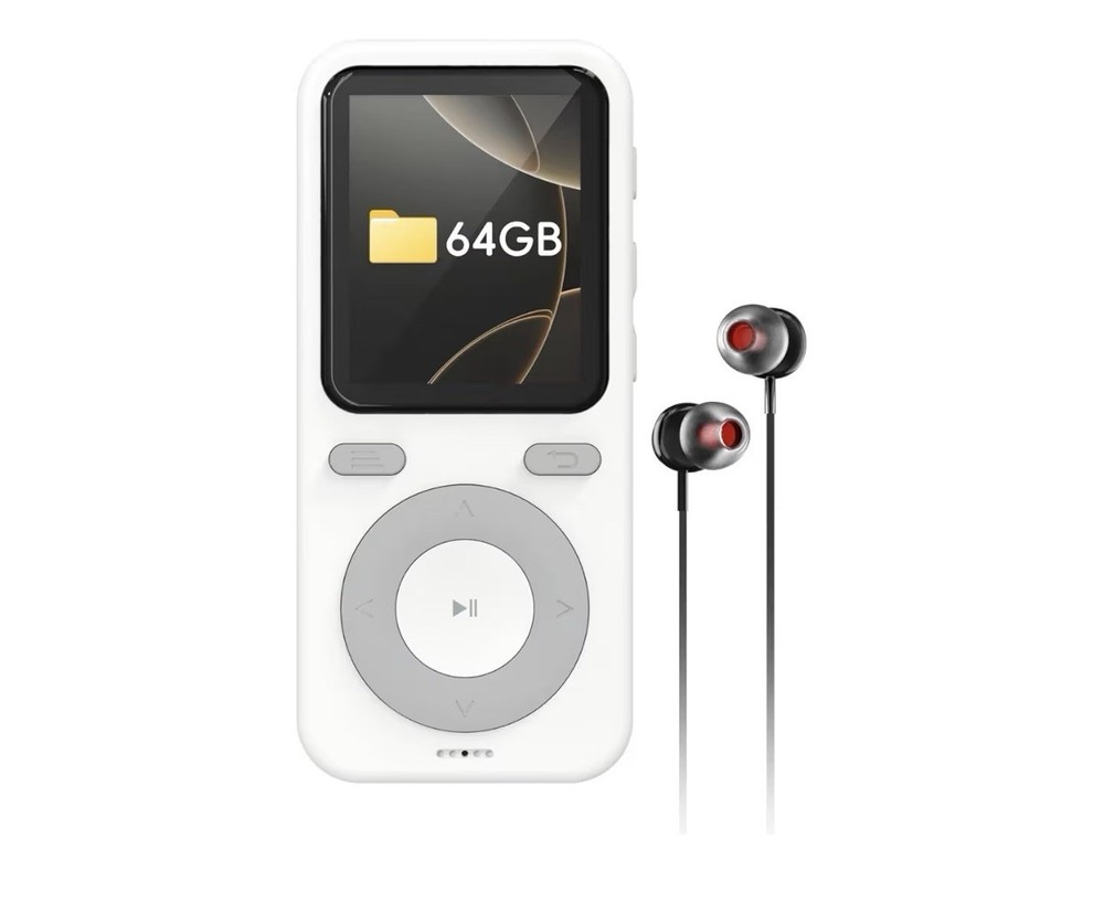 64GB MP3 Player with Bluetooth,Bluetooth Portable HiFi Lossless Sound MP3