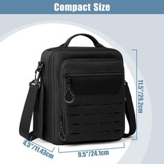 Pilot Headset Bag, Aviation Headset Case, Pilot Bag with Top handle and Detac…