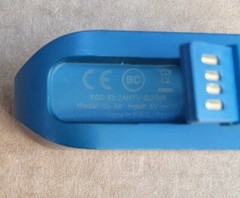 JLab JBuds GO Air Charging Case ONLY – BLUE case.