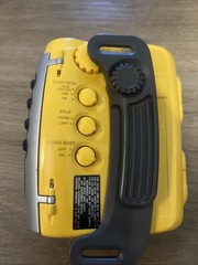 🔥 Sony Walkman WM-FS111 Sports Yellow Cassette Player -New Belt- Reconditioned
