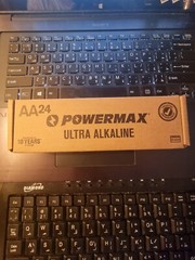 POWERMAX, 24-Count AA Batteries, Ultra Long Lasting Alkaline Battery, 10-Years
