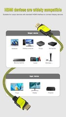 4K HDMI 2.0 Cable UHD Ultra HD High Speed 2160P HDR 60Hz 18Gbps Dolby HDCP HDTV