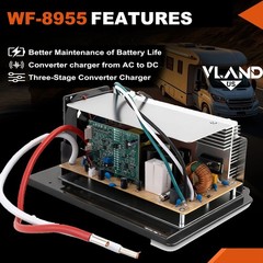 WF-8955-AD-MBA Main Board Assembly 55 Amp RV Converter Replacement Unit WF8955