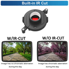 Waterproof 4Pin Rear View Backup Camera For Bus Truck Van RV CCD IR Night Vision