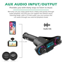 Bluetooth Car FM Transmitter MP3 Player Hands free Radio Adapter Kit USB Charger