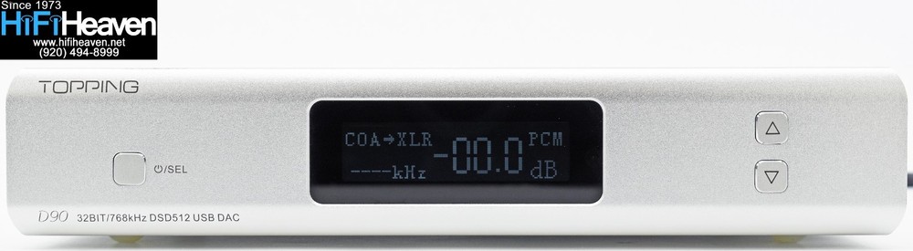 TOPPING D90 32bit/768kHz DAC w/ Bluetooth , Balanced in/outs, HDMI-in $750 list!