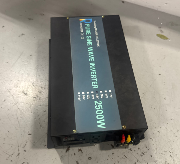 2500W（5000W Surge power） Pure Sine Wave Inverter 48V DC to 120V Off Grid Home RV