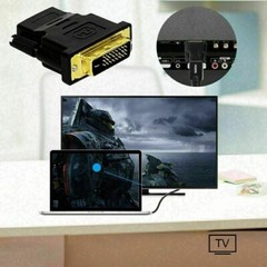 DVI-D Male 24+1 pin to HDMI Female 19-pin HD HDTV PC Monitor Display Adapter #13