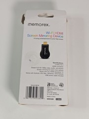 Memorex MWD38B Wi-Fi HDMI Screen Mirroring Device Stream and Mirror to TV Used