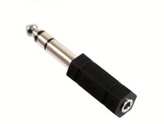 3.5mm 1/8″ Female To 6.5mm 1/4″ Male Jack Stereo Headphone Adapter Male Plug