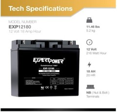 12V 18Ah CB19-12 Sealed Lead Acid AGM Rechargeable Battery