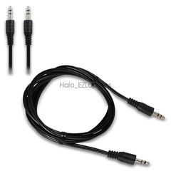 3.5mm Male To Male AUX Stereo Audio Cable 1M Car iPad PC Speaker Cord