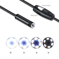 2m 6LED Android Endoscope Waterproof Inspection Camera USB Video Camera