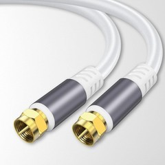 Tiierzon RG6 Coaxial Cable 10FT，Low Loss High Speed Coax Cable Cord Extender