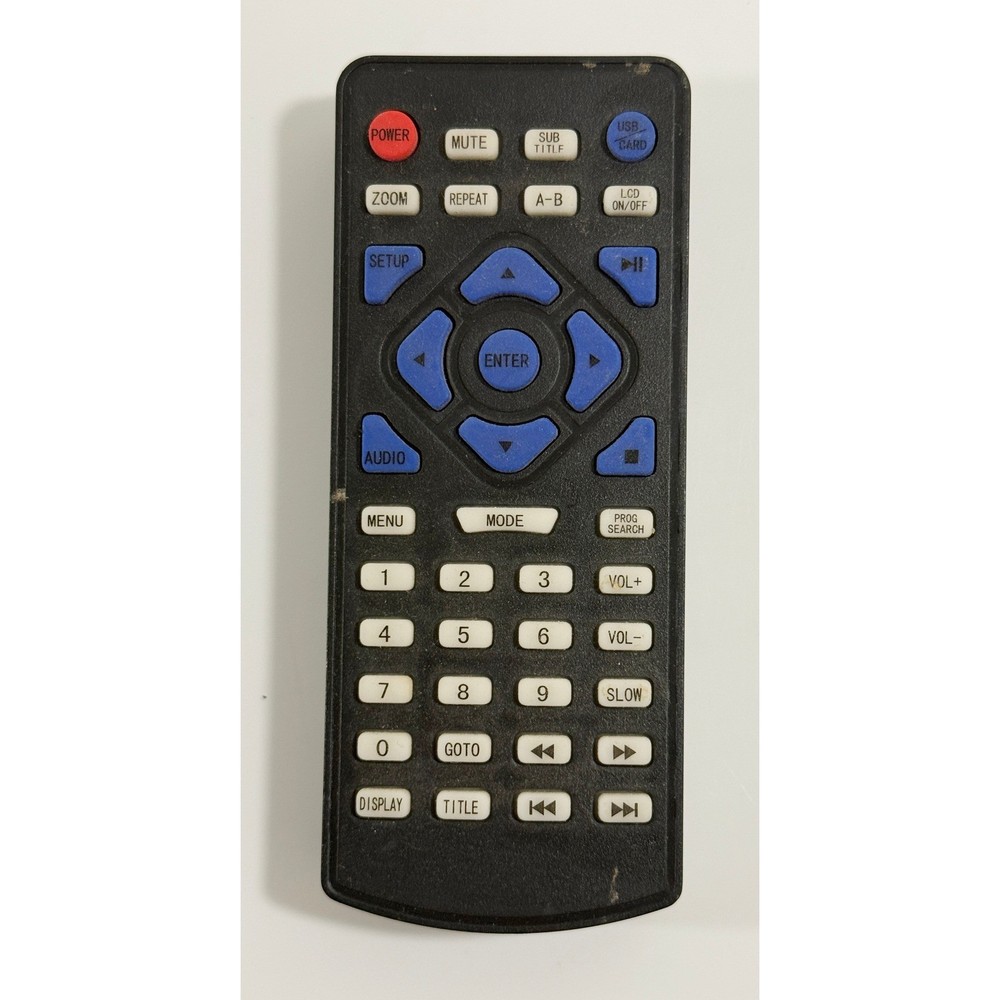 Unbranded Remote Control Universal OS Black Portable DVD Player Replacement