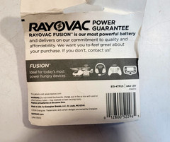 Rayovac Fusion AA Alkaline Batteries 24 Pack (6×4)