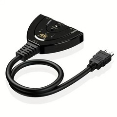 3 Port HDMI Splitter Cable 1080P Switch Switcher HUB Adapter for HDTV PS4 US