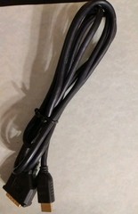 DVI-D SINGLE LINK MALE TO HDMI MALE 6 FOOT BLACK. DYNEX HIGH DEFINITION CABLE
