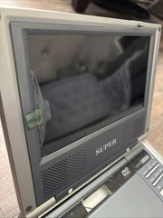 SUPER SP-PD708 7in Portable DVD/VCD/CD/MP3 Player TV Receiver NEW-UNTESTED