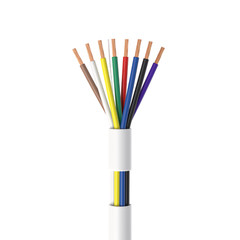 500FT Alarm Security Cable 22/8 Gauge Stranded Unshielded CCA Burglar Alarm Wire