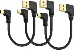 High Speed USB 2.0 to Mini USB Cables – Right Angle Connectors for Versatility