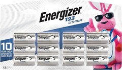 Energizer 123 3V LITHIUM Batteries 12 count 12/2033 Exp NEW