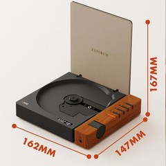 SYITREN R300 CD Player Portable Bluetooth Desktop CD Players Wood music retro