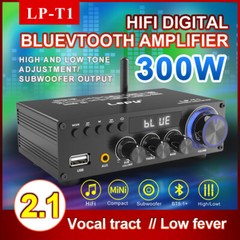 ‌High-Fidelity 2.1CH Amplifier: 108dB SNR & Lossless Music Playback‌