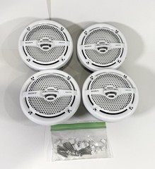 Sony XS-MP1611 6.5 in (16 cm) Dual-Cone Marine Speaker 4 Speakers Barely Used.
