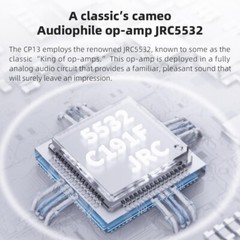 FiiO CP13 Portable Cassette Tape Player 3.5mm Earphone Jack (Transparent/Silver)